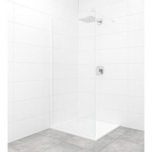 Sprchová zástena Walk-in 80 cm SAT vo farbe profilu biela SATBWI80PRB SATBWI80PRB vyobraziť