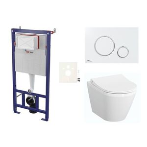 Cenově zvýhodněný závěsný WC set SAT do lehkých stěn / předstěnová montáž + WC VitrA Integra SIKOSSINTRESU70K SIKOSSINTRESU70K vyobraziť