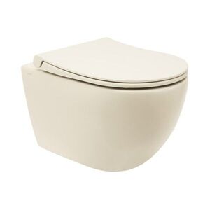 Wc s doštičkou softclose závesné VitrA S60 taupe mat zadný odpad 7510-020-6319 7510-020-6319 vyobraziť