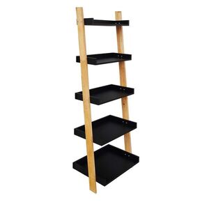 Set poličky a nosníkov Naturel Home čierna/orech mat 53, 5x170x40 cm HOMEP5C HOMEP5C vyobraziť