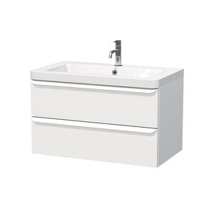 Kúpeľňová skrinka s umývadlom Naturel Pavia 85x53x49 cm biela mat biela úchytka PAVIA385ZBI PAVIA385ZBI vyobraziť