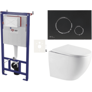Závěsný WC set do lehkých stěn / předstěnová SAT SIKOSSREX6778K SIKOSSREX6778K vyobraziť