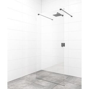 Sprchová zástena Walk-in 80 cm SAT vo farbe profilu čierna SATBWI80ZAVC SATBWI80ZAVC vyobraziť