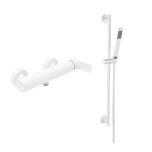 Sprchová batéria SAT B-Way so sprchovacím setom 150 mm biela matná SATBSBW268BSET1 SATBSBW268BSET1 vyobraziť