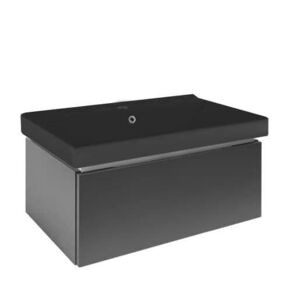 Kúpeľňová skrinka s umývadlom SAT Feel 80x30x46 cm antracit mat SATFEEL80ANTU1MB SATFEEL80ANTU1MB vyobraziť