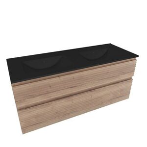 Koupelnová skříňka 2 zásuvková s umyvadlem Naturel Savona 118x53x44, 8 cm dub Halifax mat SAVONA2120DHC SAVONA2120DHC vyobraziť