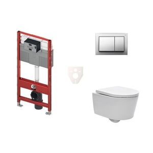 Cenovo zvýhodnený závesný WC set TECE do ľahkých stien / predstenová montáž + WC SAT Brevis SIKOTS3W2 SIKOTS3W2 vyobraziť