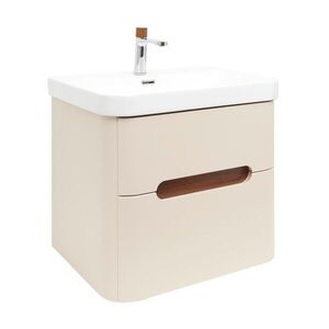 Kúpeľňová skrinka s umývadlom a batériou SAT Fusion 57, 5x53x45 cm pieskovo béžová mat SATFUSION260BEUBA SATFUSION260BEUBA vyobraziť