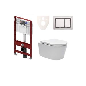 Cenovo zvýhodnený závesný WC set TECE do ľahkých stien / predstenová montáž + WC SAT Brevis SIKOTS3W3 SIKOTS3W3 vyobraziť
