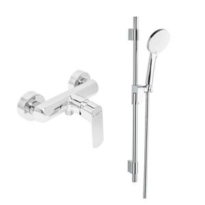 Sprchová batéria SAT Feel so sprchovacím setom 150 mm chróm SATBSFEEL268SET1 SATBSFEEL268SET1 vyobraziť