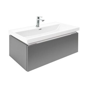 Kúpeľňová skrinka s umývadlom a batériou SAT Feel 80x30x44, 8 cm antracit mat SATFEEL80ANTU4BA SATFEEL80ANTU4BA vyobraziť