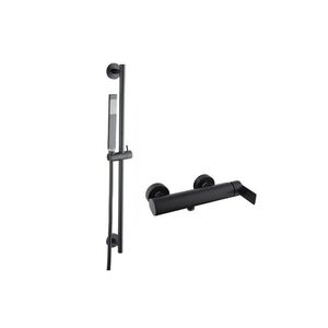 Sprchová batéria SAT B-Way so sprchovacím setom 150 mm čierna SATBSBW268SET SATBSBW268SET vyobraziť