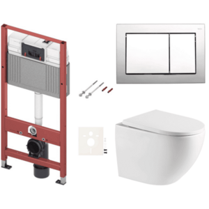 Závesný WC set do ľahkých stien / predstenová SAT SIKOTSTOR67412 SIKOTSTOR67412 vyobraziť