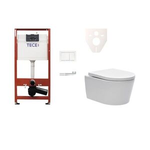 Cenovo zvýhodnený závesný WC set TECE do ľahkých stien / predstenová montáž + WC SAT Brevis SIKOTSW0 SIKOTSW0 vyobraziť
