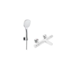 Vaňová batéria SAT so sprchovacím setom 150 mm chróm SATBST222SET SATBST222SET vyobraziť