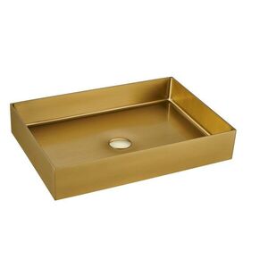 Umývadlo na dosku v zlatej farbe SAT Aurum 55x38 cm bez prepadu SATAUR5538BG SATAUR5538BG vyobraziť
