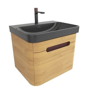 Kúpeľňová skrinka s umývadlom SAT Fusion 57, 5x43x45 cm dub medový mat SATFUSION60DMBKMBA SATFUSION60DMBKMBA vyobraziť