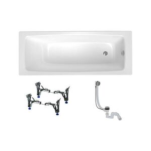 Obdĺžniková vaňa SAT Feel 160x70 cm smaltovaná oceľ ľavá aj pravá SATBVFEEL1605 SATBVFEEL1605 vyobraziť