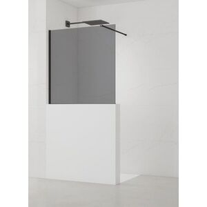 Sprchová zástena SAT Walk-in 100x100 cm na zníženú priečku čierna SATBWIS100KSPRC SATBWIS100KSPRC vyobraziť