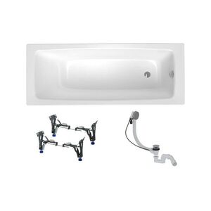 Obdĺžniková vaňa SAT Feel 160x70 cm smaltovaná oceľ ľavá aj pravá SATBVFEEL1607 SATBVFEEL1607 vyobraziť