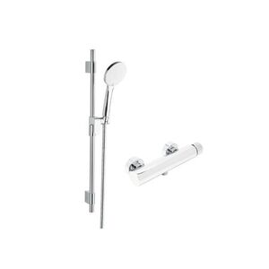 Sprchová batéria SAT Evolution so sprchovacím setom 150 mm chróm SATBSEVO268SET SATBSEVO268SET vyobraziť