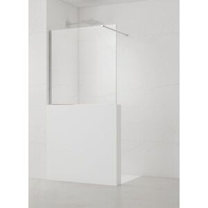 Sprchová zástena SAT Walk-in 110x100 cm na zníženú priečku chróm SATBWIS110PR SATBWIS110PR vyobraziť