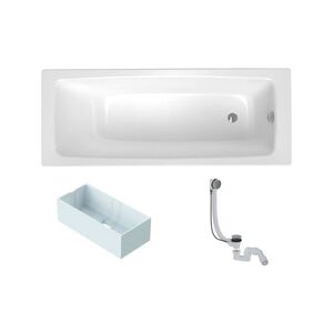 Obdĺžniková vaňa SAT Feel 170x75 cm smaltovaná oceľ ľavá aj pravá SATBVFEEL170751 SATBVFEEL170751 vyobraziť