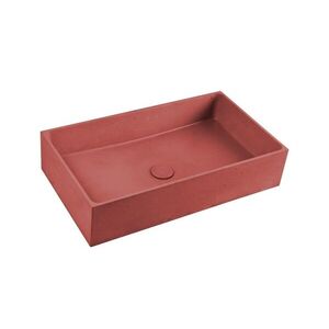 Umyvadlo na desku SAT Cemento 64x37 cm terakota bez přepadu CEM6437T CEM6437T vyobraziť
