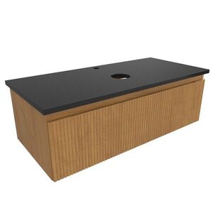 Kúpeľňová skrinka s krycou doskou SAT Evolution 98x30x44, 5 cm dub medový mat SATEVO100DMZ SATEVO100DMZ vyobraziť