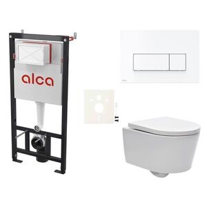 Cenově zvýhodněný závěsný WC set Alca do lehkých stěn / předstěnová montáž + WC SAT Brevis SIKOASW7 SIKOASW7 vyobraziť