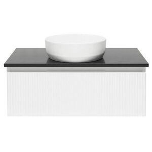 Kúpeľňová skrinka so žulovou doskou SAT Evolution 98x30x44, 8 cm biela mat SATEVO100WMZ SATEVO100WMZ vyobraziť