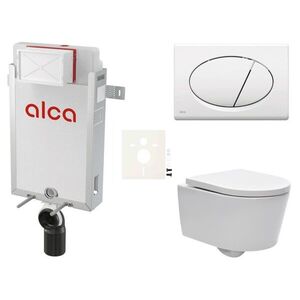 Cenově zvýhodněný závěsný WC set Alca k zazdění + WC SAT Brevis SIKOAW1 SIKOAW1 vyobraziť