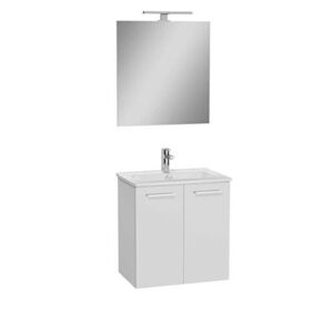 Kúpeľňová zostava s umývadlom zrkadlom a osvetlením VitrA Mia 59x61x39, 5 cm biela lesk MIASETFP60B MIASETFP60B vyobraziť