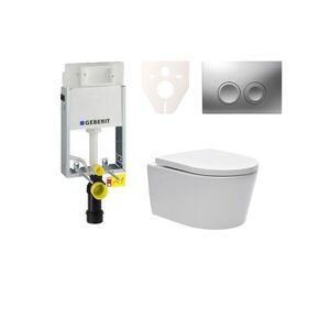 Cenově zvýhodněný závěsný WC set Geberit k zazdění + WC SAT Brevis SIKOGE1W3 SIKOGE1W3 vyobraziť