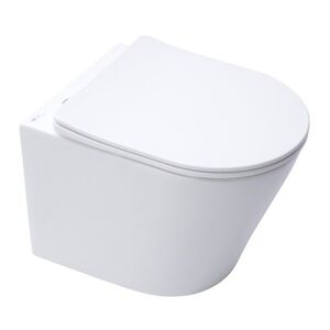 Wc závesné SAT Infinitio vrátane dosky softclose, biela matná, zadný odpad SATINF010RREXPWM SATINF010RREXPWM vyobraziť