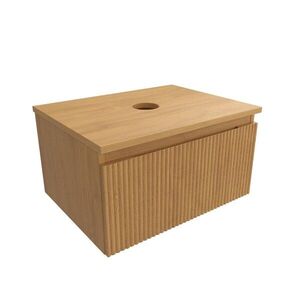 Kúpeľňová skrinka s krycou doskou SAT Evolution 58x30x44, 5 cm dub medový mat SATEVO60DMD SATEVO60DMD vyobraziť