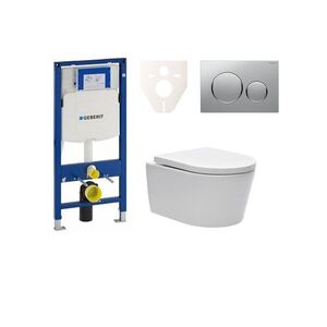 Cenově zvýhodněný závěsný WC set Geberit do lehkých stěn / předstěnová montáž + WC SAT Brevis SIKOGES3W42 SIKOGES3W42 vyobraziť