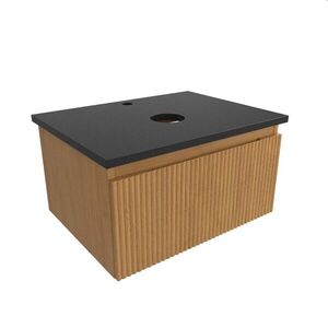 Kúpeľňová skrinka s krycou doskou SAT Evolution 58x30x44, 5 cm dub medový mat SATEVO60DMZ SATEVO60DMZ vyobraziť