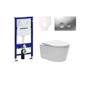 Cenově zvýhodněný závěsný WC set Geberit do lehkých stěn / předstěnová montáž + WC SAT Brevis SIKOGES6W3 SIKOGES6W3 vyobraziť