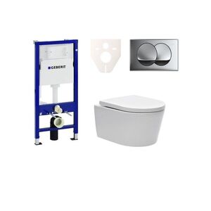 Cenovo zvýhodnený závesný WC set Geberit do ľahkých stien / predstenová montáž + WC SAT Brevis SIKOGES6W71 SIKOGES6W71 vyobraziť