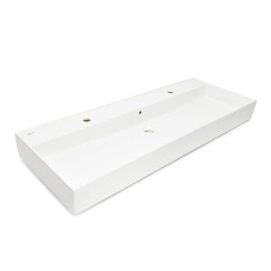 Umývadlo SAT Infinitio 121, 4x46, 9 cm dva otvory pre batériu SATINF12046 SATINF12046 vyobraziť