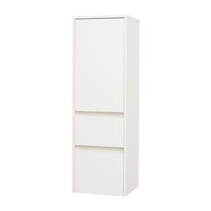 Mereo Opto kúpeľňová skrinka vysoká 125 cm, pravé otváranie, biela CN914PN vyobraziť