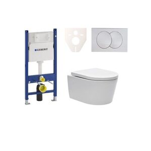 Cenově zvýhodněný závěsný WC set Geberit do lehkých stěn / předstěnová montáž + WC SAT Brevis SIKOGES7W7 SIKOGES7W7 vyobraziť