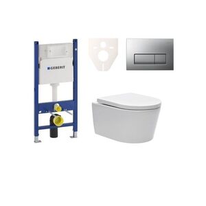 Cenově zvýhodněný závěsný WC set Geberit do lehkých stěn / předstěnová montáž + WC SAT Brevis SIKOGES7W8 SIKOGES7W8 vyobraziť