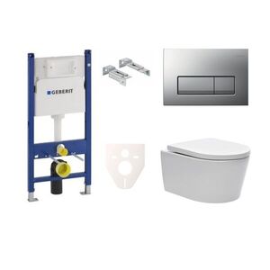 Cenově zvýhodněný závěsný WC set Geberit do lehkých stěn / předstěnová montáž + WC SAT Brevis SIKOGES7W8S SIKOGES7W8S vyobraziť