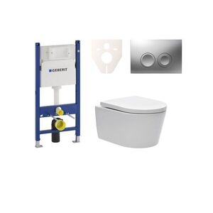 Cenově zvýhodněný závěsný WC set Geberit do lehkých stěn / předstěnová montáž + WC SAT Brevis SIKOGES7W3 SIKOGES7W3 vyobraziť