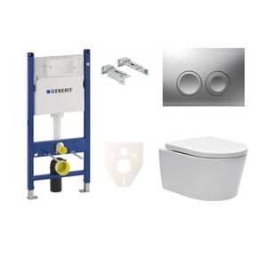 Cenově zvýhodněný závěsný WC set Geberit do lehkých stěn / předstěnová montáž + WC SAT Brevis SIKOGES7W3S SIKOGES7W3S vyobraziť