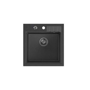 Dřez Quadron PETER110 černá nerez elem HCQP5052CZK PETER110BLNRZ vyobraziť