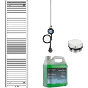 CERANO - Kúpeľňový elektrický radiátorový set Benito - WIFI - 600W - chróm - 1700x450 mm CER-509414 vyobraziť