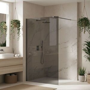 REA/S - Sprchová zástena Flexi Grey / Titan 80 KPL-K99486 vyobraziť